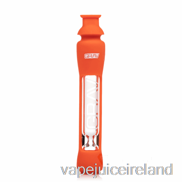 Vape Pod Kits GRAV 12mm Taster with Silicone Skin Scarlet Orange